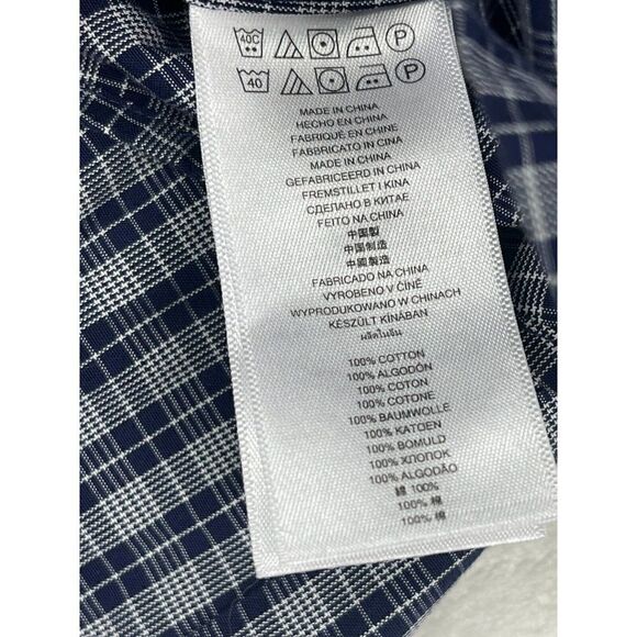 Michael Kors Button-Up Shirt Men's L Multicolor Slim Fit Long Sleeves Collared - Picture 6 of 9